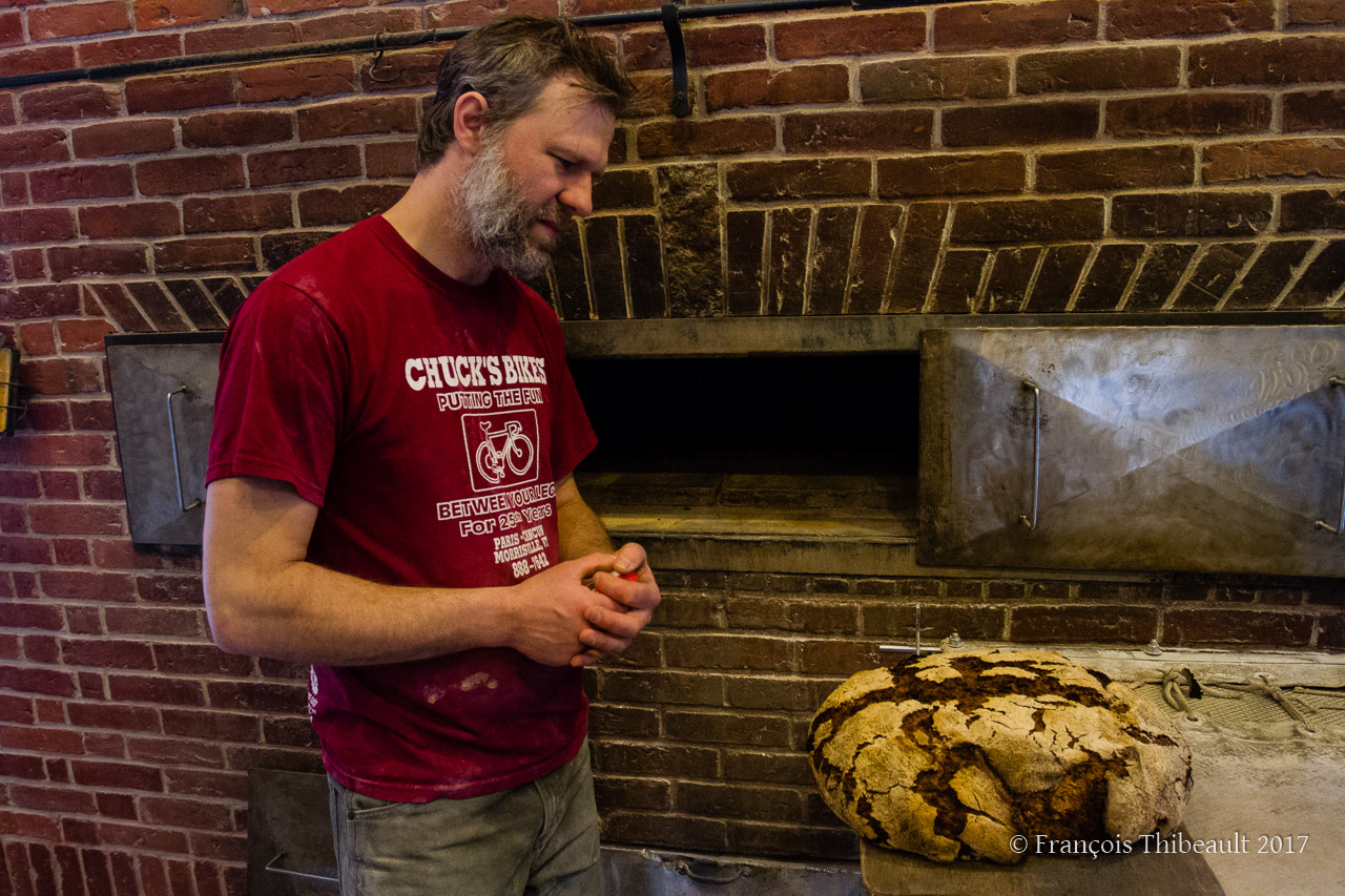 Testing the Mockmill with Andrew Heyn at Elmore Mountain Bread