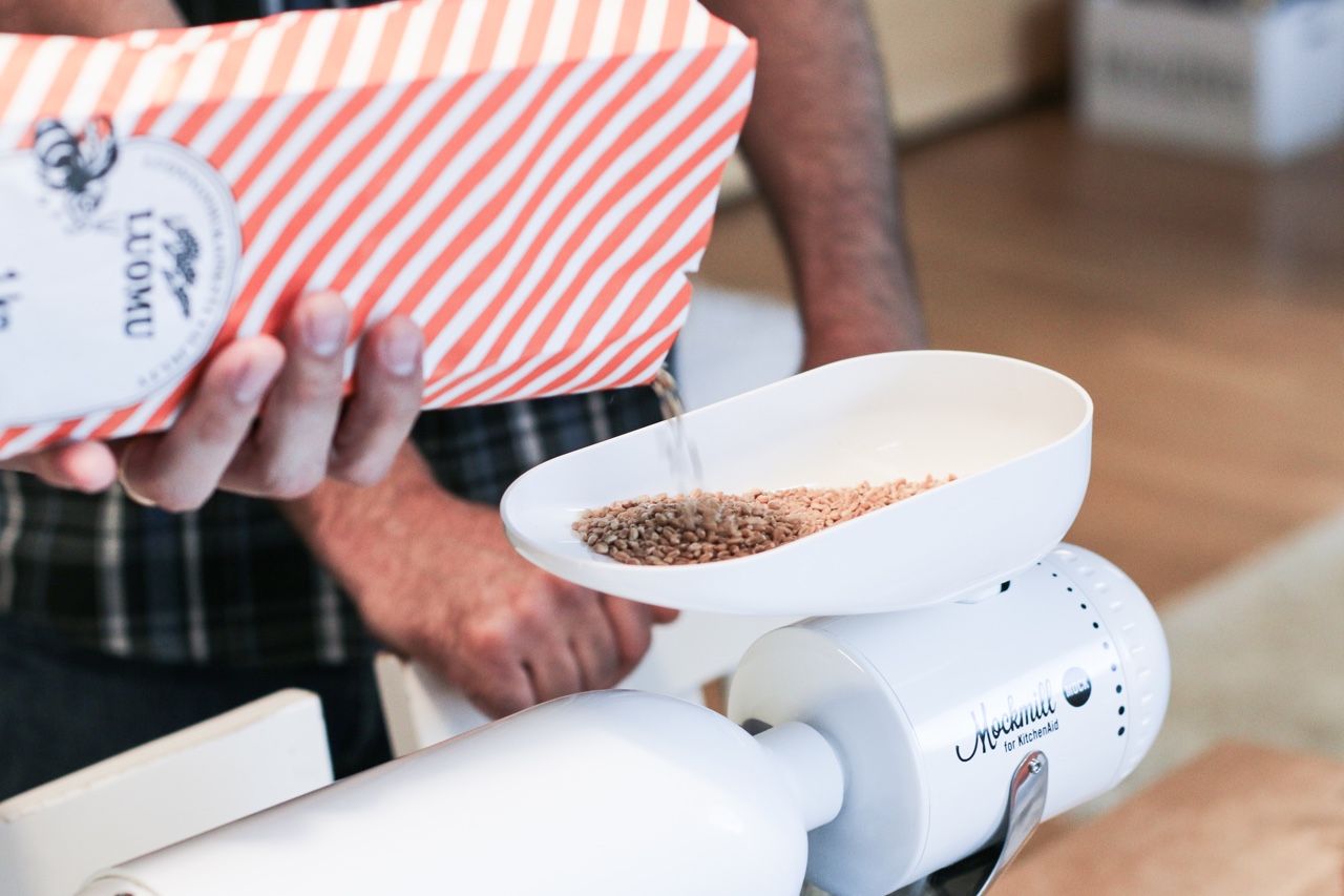 How to Mill Grains At Home: KitchenAid vs. Mockmill